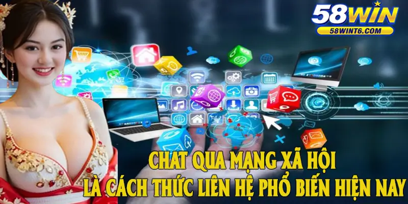 Chat qua mạng xã hội là cách thức liên hệ phổ biến hiện nay